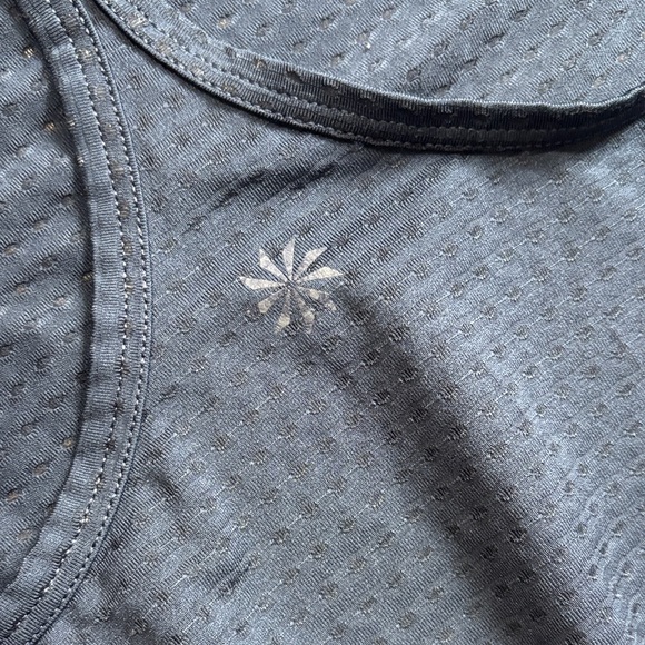 Athleta Navy Racerback Tank - Picture 3 of 4